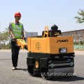Vibrador de estrada compactador de rolo duplo à mão para asfalto FYL-800C